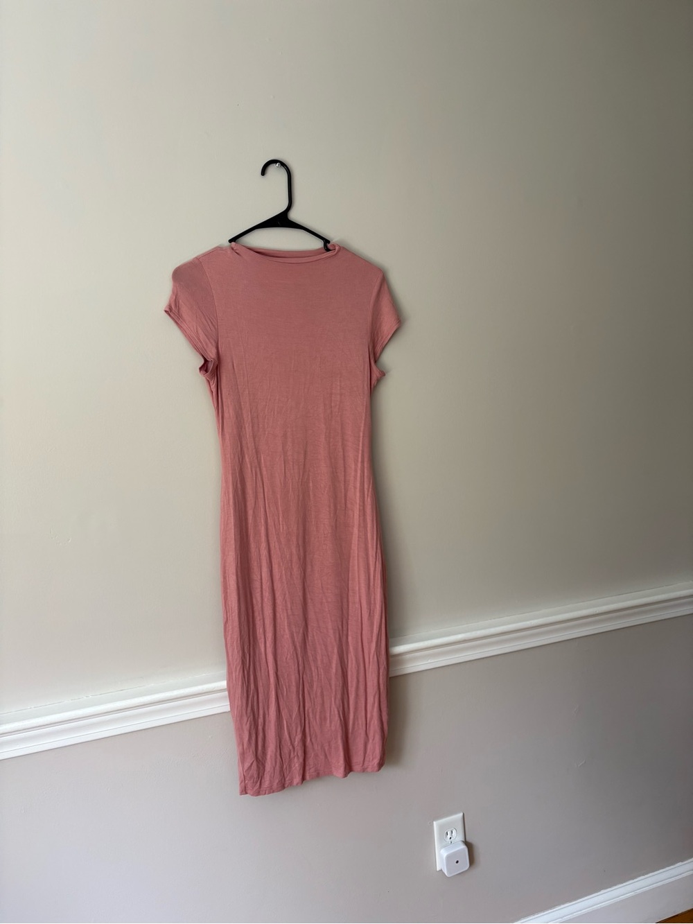 Stella Luce Dusty Rose Short-Sleeve Midi Dress